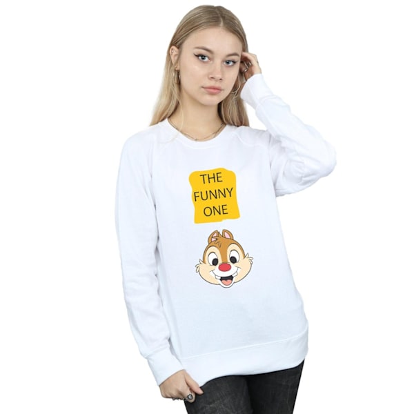 Disney Dam/Kvinnor Chip N Dale Den Roliga En Sweatshirt M Vit White M