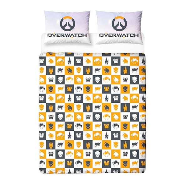 Overwatch Ät Sov Karaktär Vändbart Påslakanset Dubbel Multi Multicoloured Double