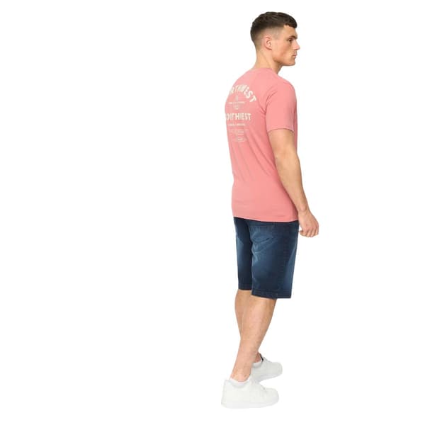 Crosshatch Herr Chittingtons T-shirt S Rosa Pink S
