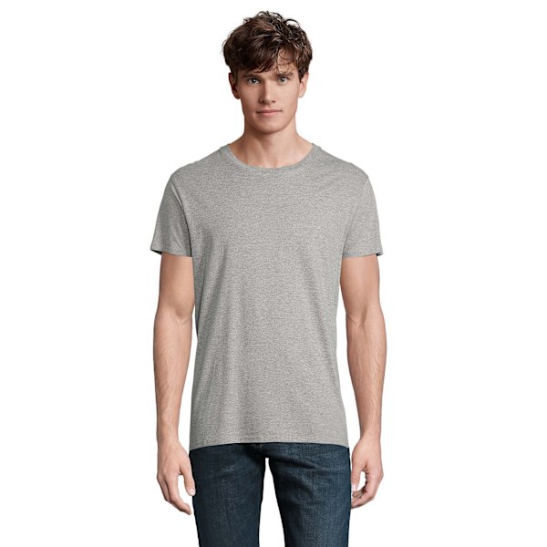 SOLS Crusader Ekologisk T-shirt Herr 4XL Gråmelerad Grey Marl 4XL
