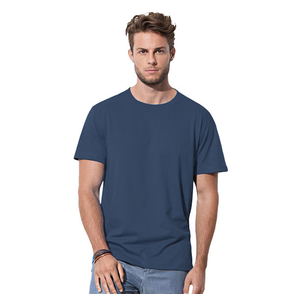 Stedman Mens Classic Organic Tee M Navy Navy M