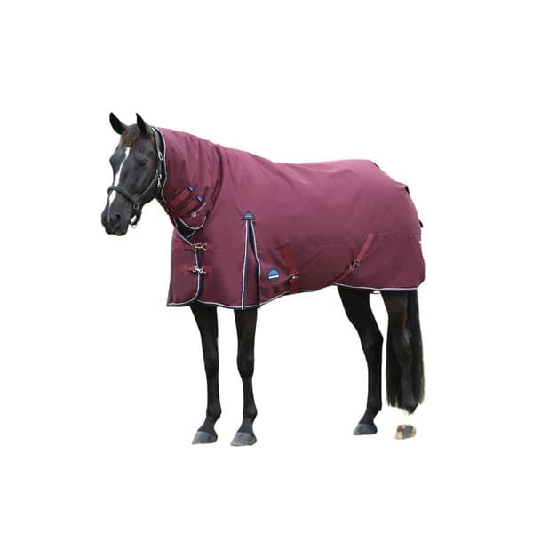 Weatherbeeta Comfitec Essential Combo Neck 220g Hästtäcke Burgundy 5´ 3