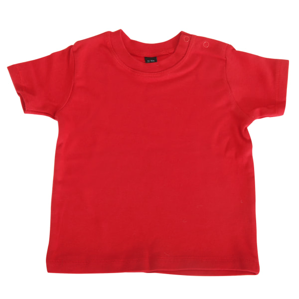 Babybugz Baby Kortärmad T-Shirt 12-18 Röd Red 12-18
