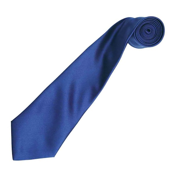 Premier Unisex Adult Colours Satinslips En Storlek Marinblå Marine Blue One Size