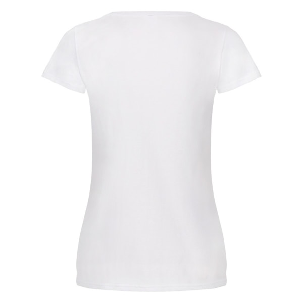 Fruit of the Loom Dam/Dam Original Lady Fit T-shirt 16 UK White 16 UK