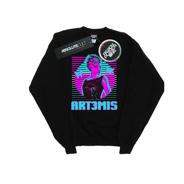 Ready Player One Neon Art3mis Sweatshirt för män L Svart Black L