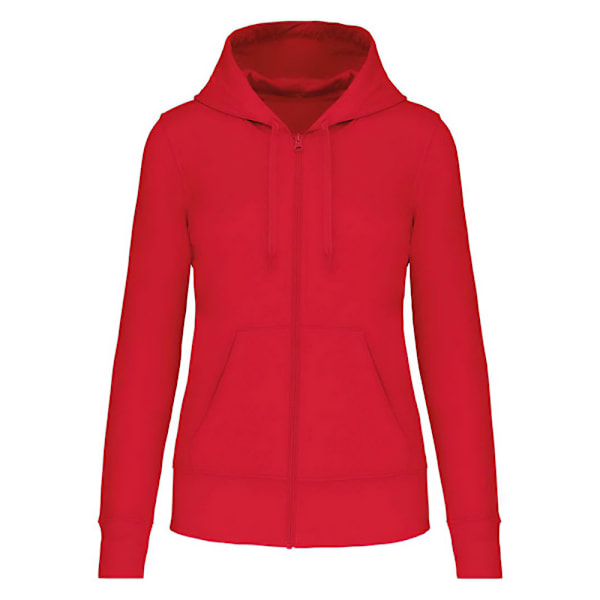 Kariban Dam/Dam Eco Vänlig Full Zip Hoodie XS Röd Red XS