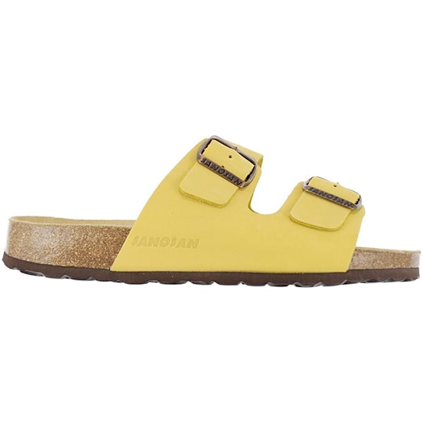 Sanosan Dam/Dam Aston Lädersandaler 7 UK Solgul Sun Yellow 7 UK