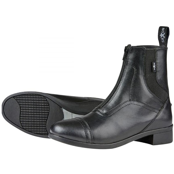 Saxon Syntovia Zip Paddock Boots för barn/barn 10 Childs UK Bl Black 10 Childs UK