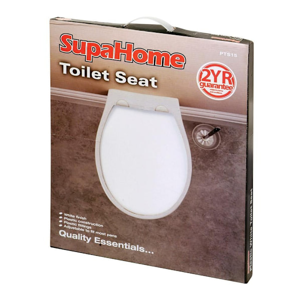 SupaHome Toalettstol En Storlek Vit White One Size