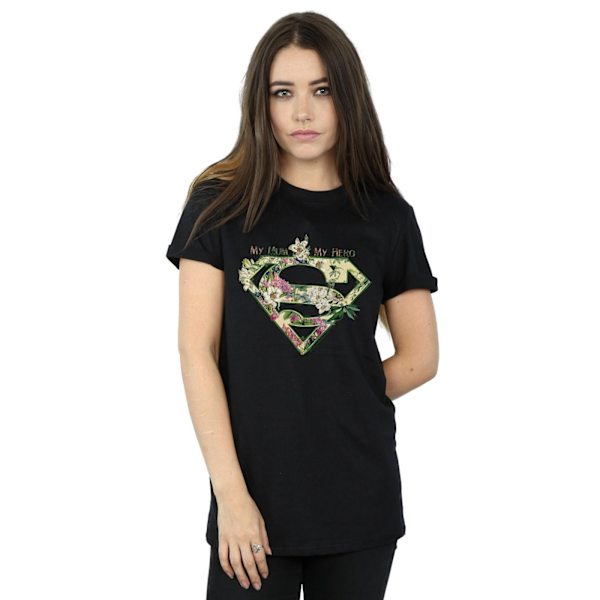 DC Comics Dam/Damer Supergirl Min Mamma Min Hjälte Bomull Pojkvän Black 4XL
