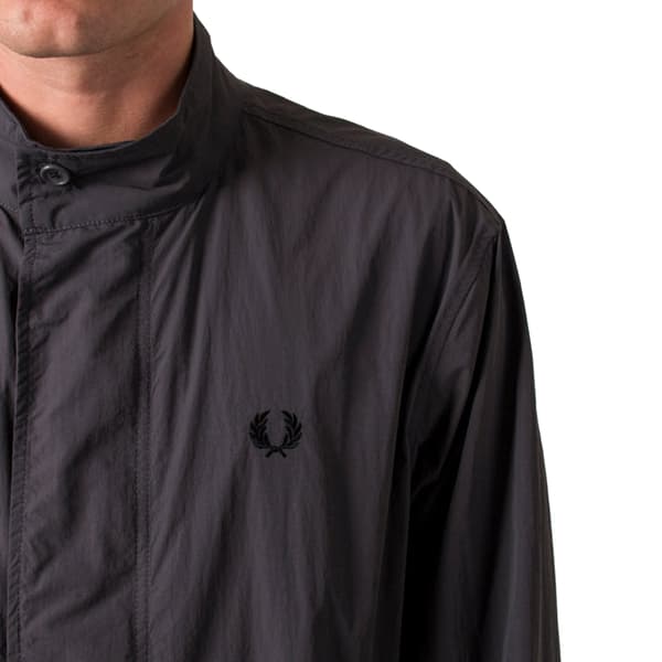 Fred Perry Herr Thin Straight Hem Parka M Gunmetal Gunmetal M