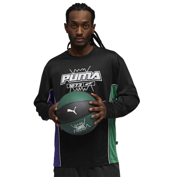 Puma Herr Hoopaverse Shooting Performance Långärmad Topp S Svart Black S