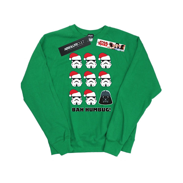 Star Wars Dam/Damer Jul Humbug Sweatshirt XXL Irländsk Grön Irish Green XXL