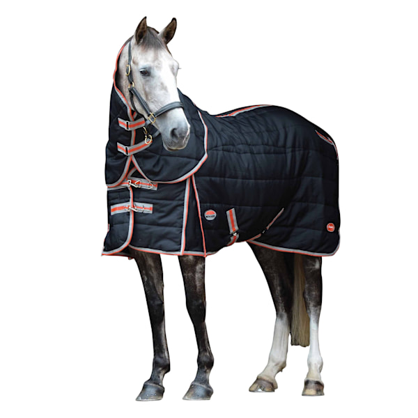 Weatherbeeta Comfitec Channel Quilt Therapy Tec Avtagbar hals M Black/Silver/Red 6ft 6