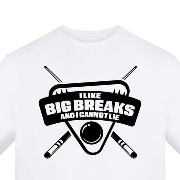 AWD Herr Big Breaks T-shirt S Vit White S