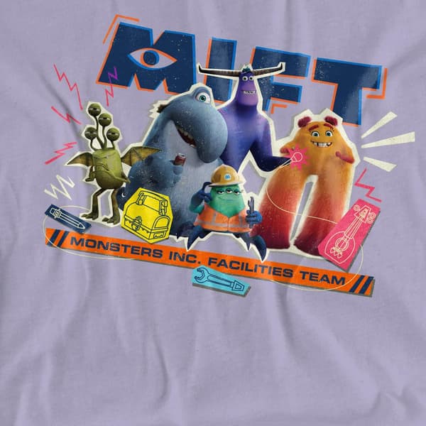 Monsters at Work Dam T-shirt MIFT Lavendel Lavender M