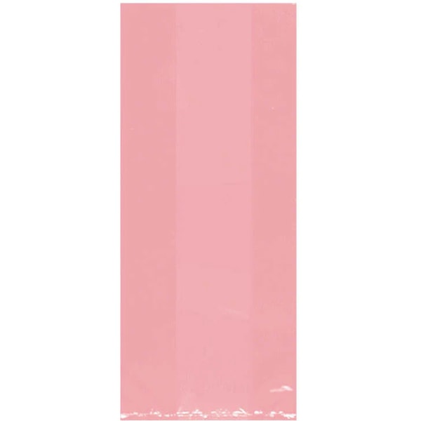 Amscan Plastpåse för Godis (25-pack) One Size Ljusrosa Light Pink One Size