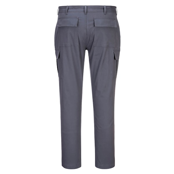 Portwest Herr Combat Stretch Slim Combat Byxor 32R Charcoal Charcoal Grey 32R