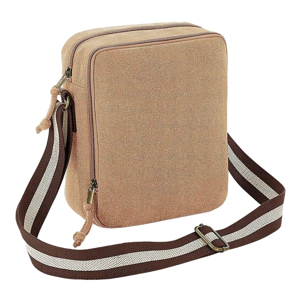 Quadra Vintage Canvas Mini Crossbody Bag One Size Sahara Sahara One Size