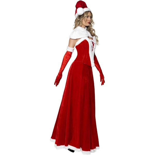 Smiffys Lyxig Miss Santa Kostymset för Dam/Kvinnor M Röd Red M