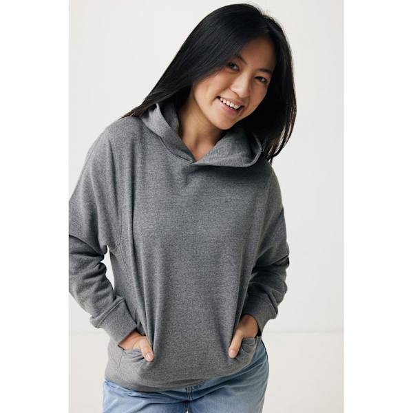 Iqoniq Unisex Vuxen Yengo Återvunnen Bomull Sidoficka Hoodie XX Red XXS