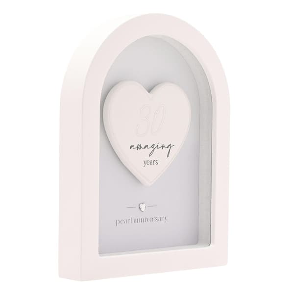 Amore Arch Plakett 18cm - 30 År One Size Vit White One Size