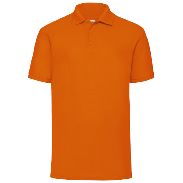 Fruit Of The Loom Herr 65/35 Pique Kortärmad Polotröja M Eller Orange M