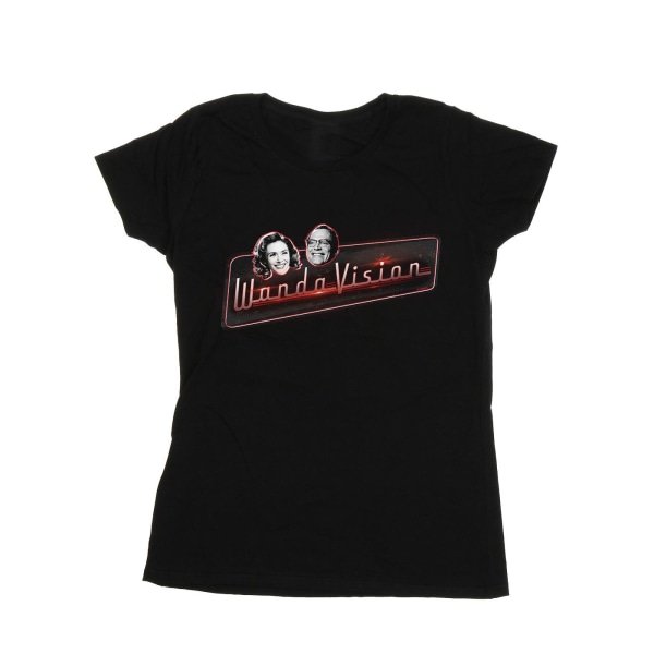 Marvel Dam/Ladies WandaVision Smiles Cotton T-Shirt S Svart Black S