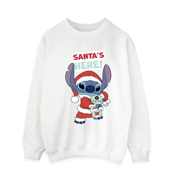 Disney Herr Lilo & Stitch Santa´s Here Sweatshirt 4XL Vit White 4XL