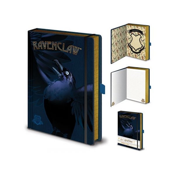 Harry Potter Intricate Houses Ravenclaw A5 Notebook One Size Bl Blue/Black One Size