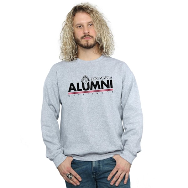 Harry Potter Herr Hogwarts Alumni Gryffindor Sweatshirt XXL Spo Sports Grey XXL