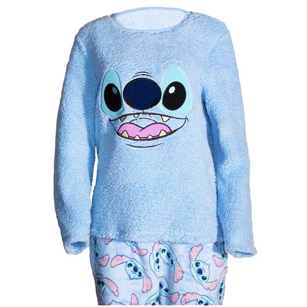 Lilo & Stitch Flick Pyjamas för flickor 7-8 år Blå Blue 7-8 Years