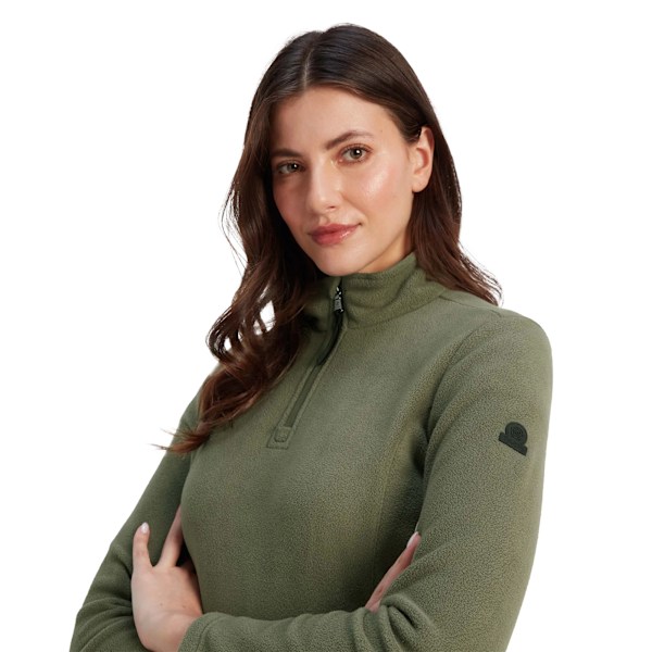 TOG24 Dam/Kvinna Revive Kvart Zip Fleece Topp 8 UK Ljus Khaki Light Khaki 8 UK