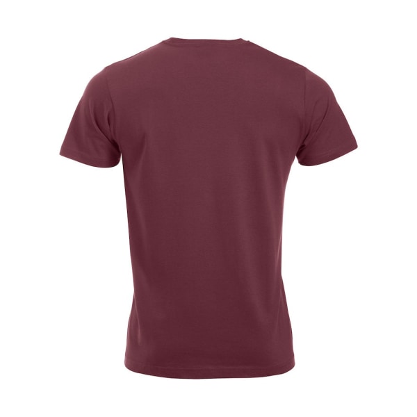 Clique Mens New Classic T-Shirt L Burgundy Burgundy L