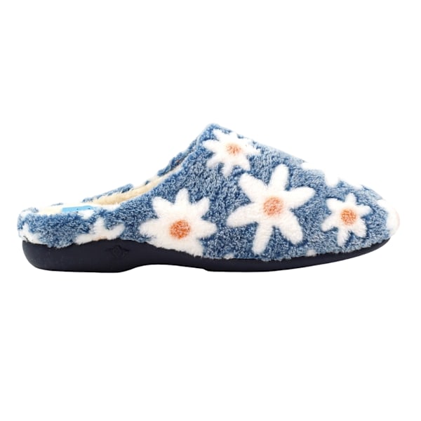 Lunar Dam/Dam Plumeria Mule Tofflor 6 UK Blå Blue 6 UK