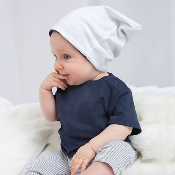 Babybugz Baby Unisex Vändbar Slouch Hat En Storlek Vit/Nautisk White/Nautical Navy One Size