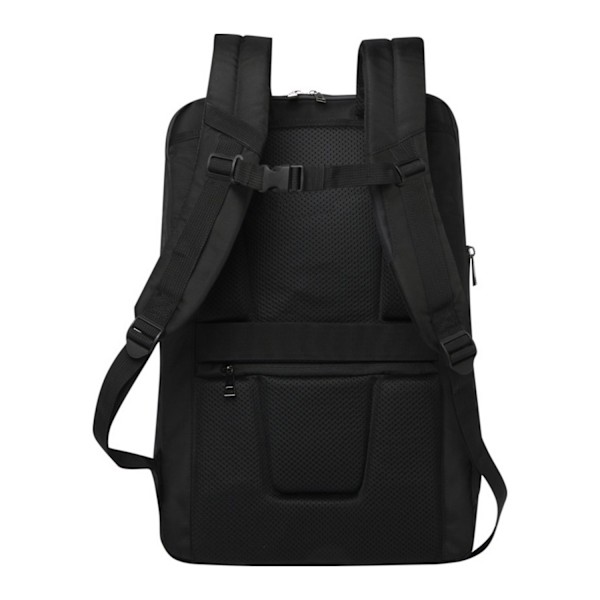 Unbranded Expedition Pro 17 Grs Återvunnen Utbyggbar Laptop Ryggsäck Solid Black One Size