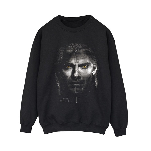 Netflix Womens/Ladies The Witcher Geralt Stare Sweatshirt XL Sv Black XL