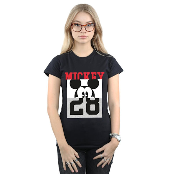 Disney Dam/Kvinnor Mickey Mouse Notorious Split Bomull T-Shir Black M