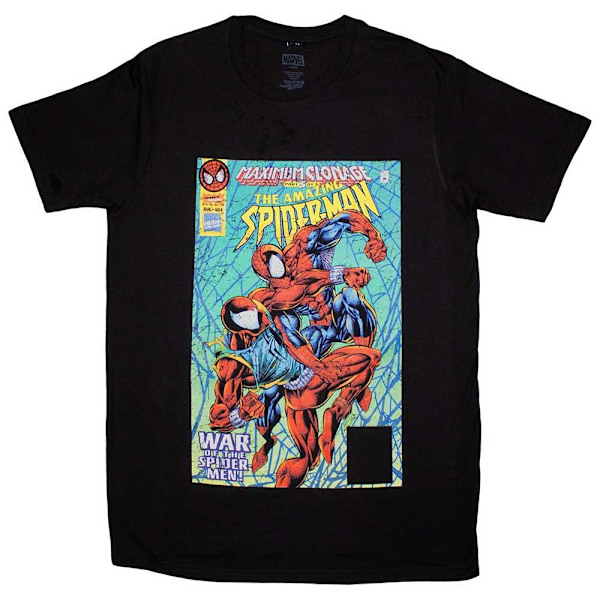 Marvel Comics Unisex Vuxen War Of The Spider Men Comic Cover T-Shirt Black XXL