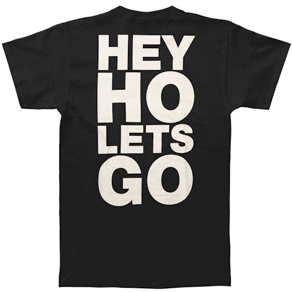 Ramones Unisex Adult Hey Ho Back Print T-Shirt M Svart Black M