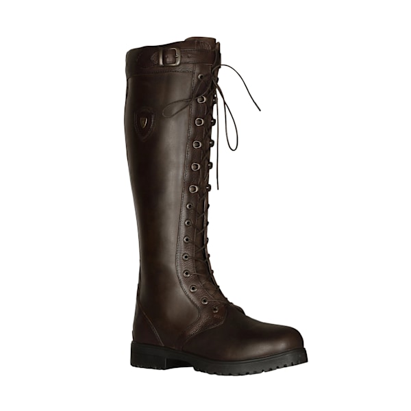 Moretta Dam/Dam Teramo Spets Läder Country Boots 5 UK St Dark Brown 5 UK Standard
