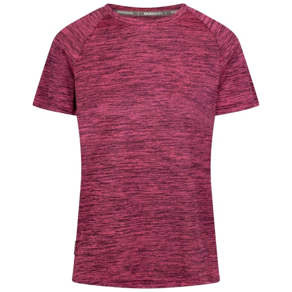 Trespass Womens/Ladies Selinne Duo Skin Active Top XS Cassis Ma Cassis Marl XS
