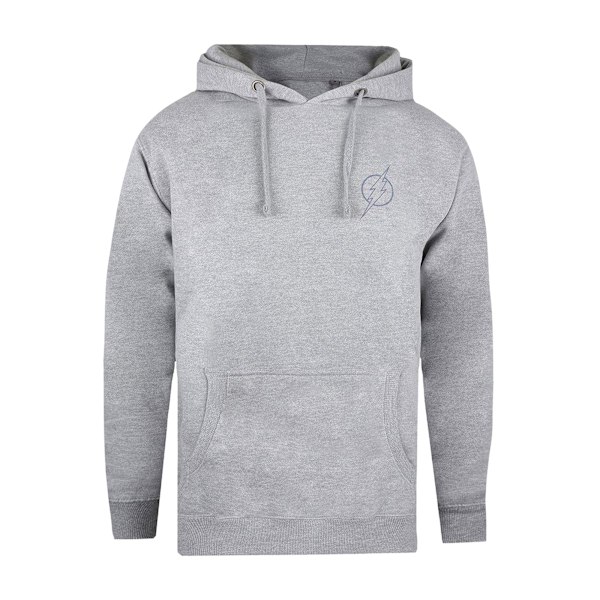 Flash Mens Logo Hoodie XL Grå Grey XL