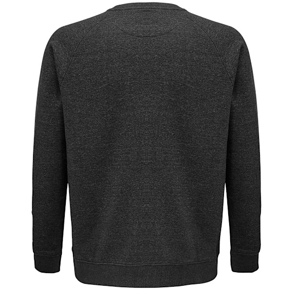 SOLS Unisex Adult Space Organic Raglan Sweatshirt S Charcoal Ma Charcoal Marl S