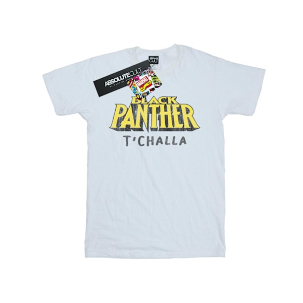 Marvel Herr Svart Panter AKA T´Challa T-shirt 5XL Vit White 5XL