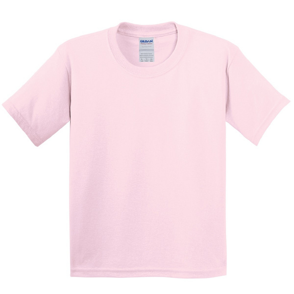 Gildan Youth Unisex Heavy Cotton T-Shirt XS Ljusrosa Light Pink XS