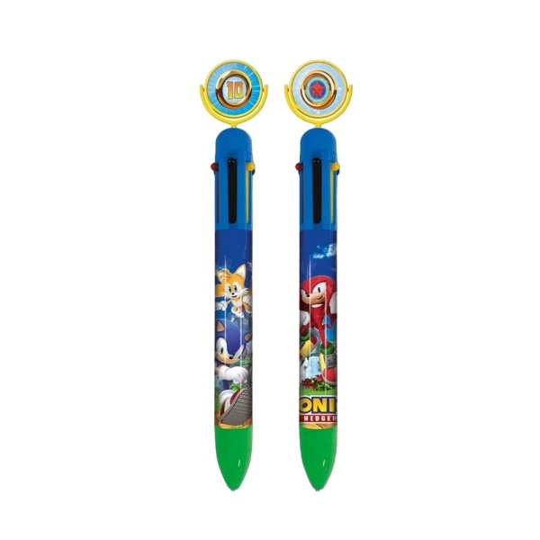 Sonic The Hedgehog Spinner Flerfärgad Penna One Size Multicolo Multicoloured One Size