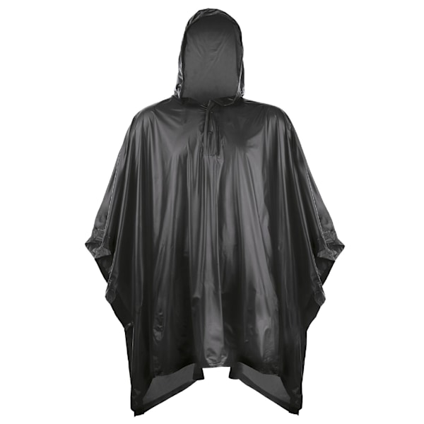 Splashmacs Barn/Barn Plast Regnponcho En Storlek (6/12 År) Black One Size (6/12 Years)